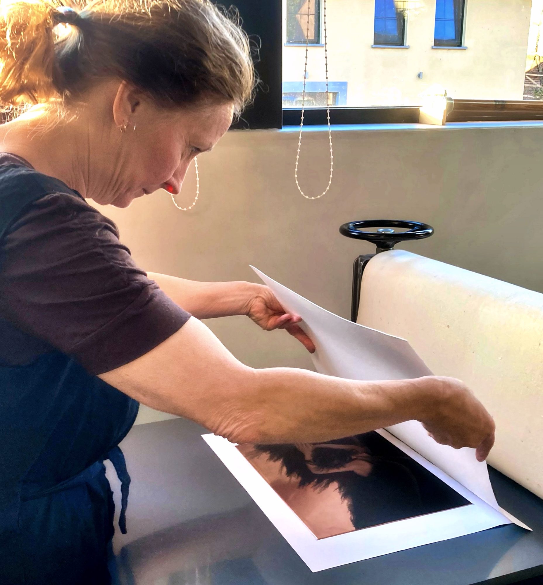 About Belgian mezzotint artist Rita Vandevorst